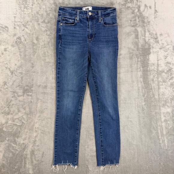 PAIGE Denim - Paige Hoxton Slim Jeans Women's Size 25 Blue Dark Wash Denim Pants